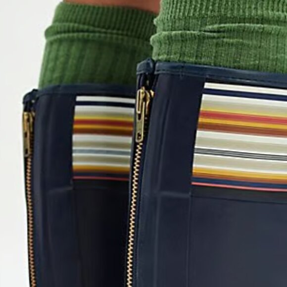 NEW PENDLETON Bridger Striped Tall Rain Boots FOR women in navy 7254j2 - Picture 14 of 14